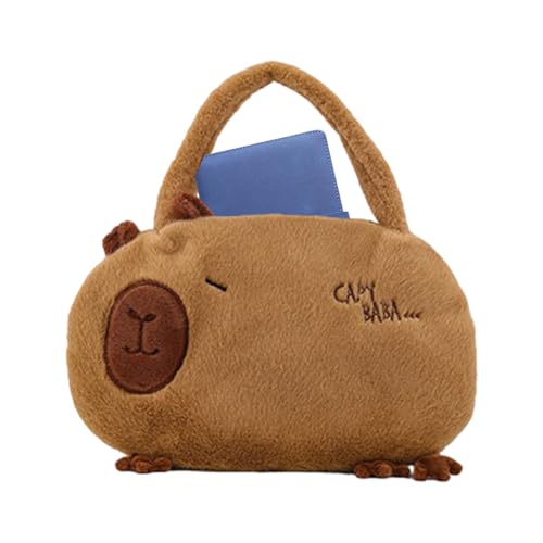 Pzuryhg Cute Plush Purse with Handle, Soft Stuffed Bag for Girls, Partition Design Children's Toy Bag, Multifunctional Plush Handbag for Work, Formal Events, and Everyday Use von Pzuryhg