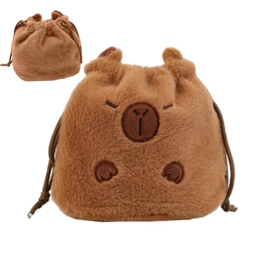 Pzuryhg Cute Plush Purse with Handle, Soft Stuffed Bag for Girls, Partition Design Children's Toy Bag, Multifunctional Plush Handbag for Work, Formal Events, and Everyday Use von Pzuryhg