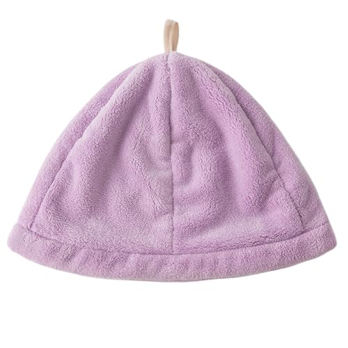 Pzuryhg Stark saugfähige Duschhaube, schnell trocknende Plüsch-Badehaube, Trocknungshaarkappe, Mehrzweck-Haarhandtuch für Frauen, Freundin, Mutter, Ehefrau von Pzuryhg