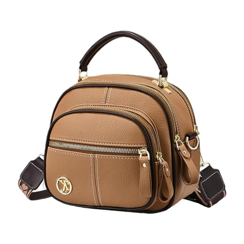 Pzuryhg Travel Purse, Capacity Tote Bag, Leather Shoulder Bag, Stylish Travel, Multifunctional Bag, Compartmentalized Bag, Leather Tote Suitable Use for Sling Bag von Pzuryhg