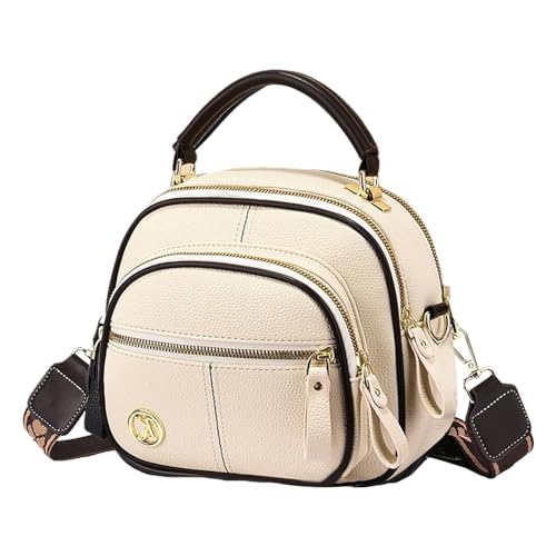 Pzuryhg Travel Purse, Capacity Tote Bag, Leather Shoulder Bag, Stylish Travel, Multifunctional Bag, Compartmentalized Bag, Leather Tote Suitable Use for Sling Bag von Pzuryhg