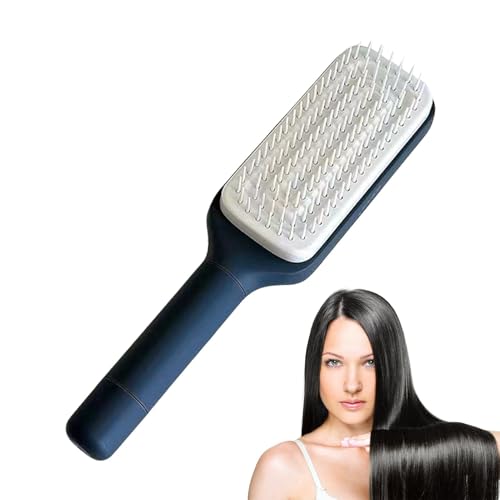 Retractable Bristle Hair Brush - Easy Clean Anti-Static Brush for Women, Multipurpose Hair Comb for Thick, Straight, Wavy Hair, Quick Cleaning Comb for Hair Care Routine and Styling 9.45x2.36 inches von Pzuryhg