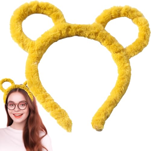 Süßes Make-up Stirnband | Süßes Make-up Stirnband | Plüsch-Haarring, dekorative Accessoires, Make-up Hautpflege Stirnbänder für Kinder Erwachsene von Pzuryhg