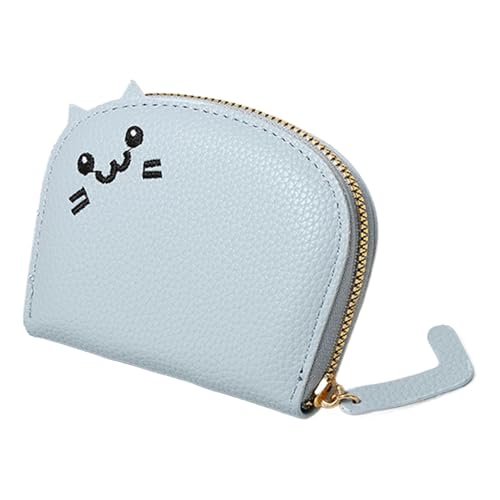 Wallet Pouch, Cartoon Change Purse, PU Leather Portable Credit Card Holder for Girls and Women, Compact Zipper Card Case with Fun Designs for Everyday Use and Travel Essentials, 10x2.5x9cm von Pzuryhg