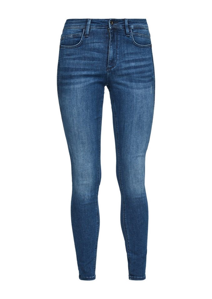 QS 5-Pocket-Jeans Hose lang von QS