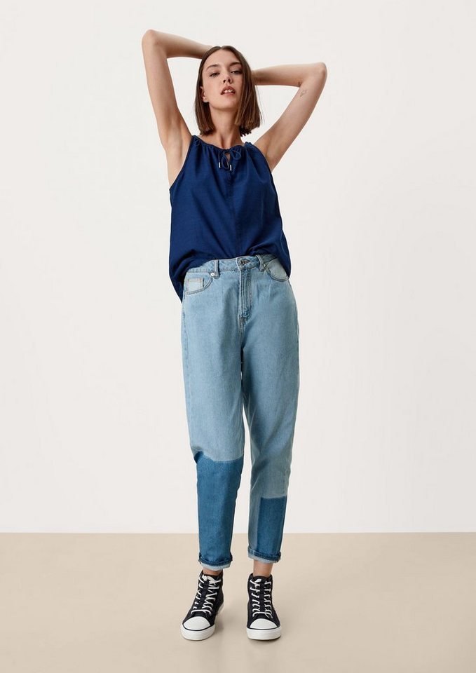 QS 7/8-Hose Slim: Mom-Jeans Waschung von QS