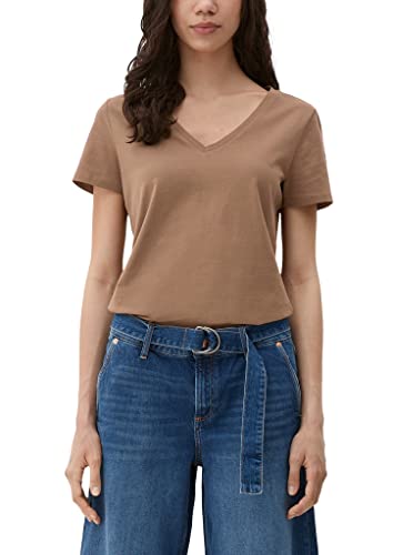 Q/S by s.Oliver Damen 50.2.51.12.130.2127017 T-Shirt, kurzarm, Brown #A67B5B, M von Q/S by s.Oliver