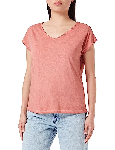 Q/S by s.Oliver Damen 50.2.51.12.130.2131398 T-Shirt, kurzarm, Orange , XS von Q/S by s.Oliver