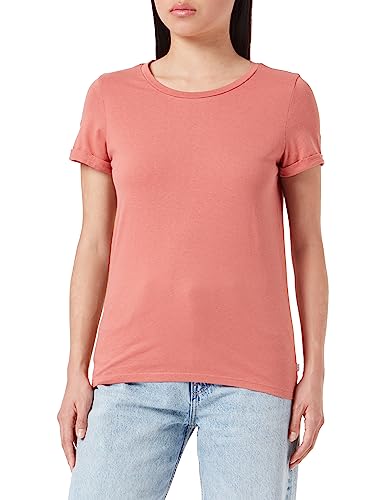 Q/S by s.Oliver Damen 50.2.51.12.130.2131518 T-Shirt, kurzarm, Orange , M von Q/S by s.Oliver