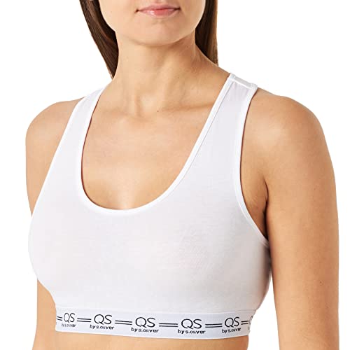 s.Oliver Damen 50.2.51.28.231.2132734 Bustier, 0100 weiß, M von s.Oliver