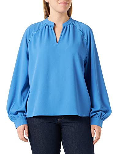 Q/S by s.Oliver Damen Bluse, Bluse langarm, Blau, 32 EU von Q/S by s.Oliver