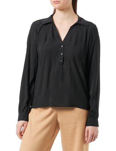 Q/S by s.Oliver Damen Bluse Langarm Black 32 von Q/S by s.Oliver