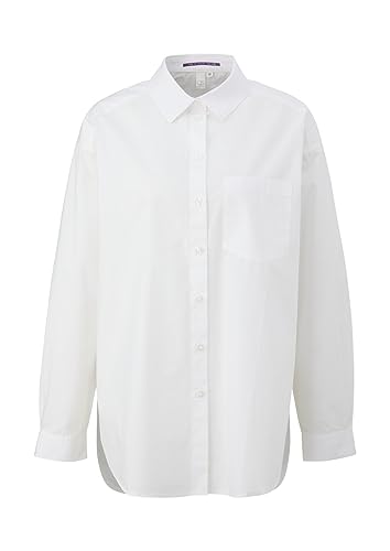 Q/S by s.Oliver Damen Bluse Langarm White 32 von Q/S by s.Oliver