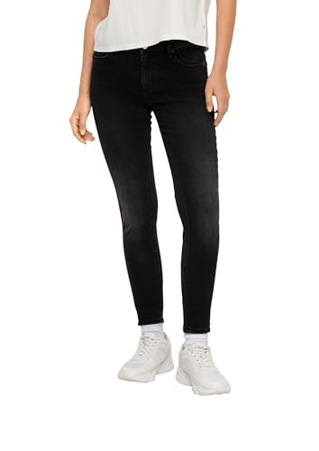 Q/S by s.Oliver Damen Jeans-Hose, Sadie Skinny Grey/Black 38 von Q/S by s.Oliver