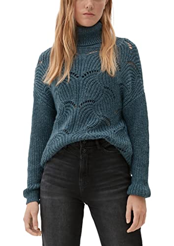 Q/S by s.Oliver Damen Jumper Pullover, Blue Green, L EU von Q/S by s.Oliver