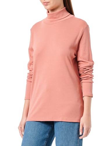 Q/S by s.Oliver Damen Langarmshirt mit Rollkragen ORANGE XL von Q/S by s.Oliver