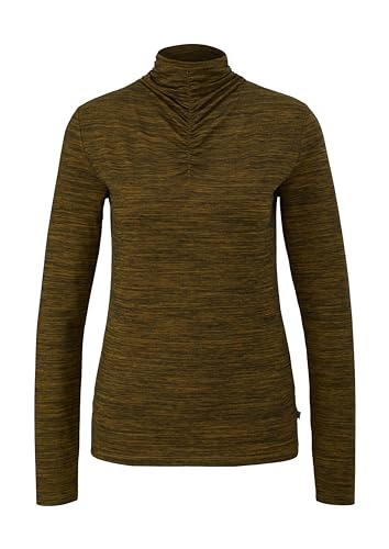 Q/S by s.Oliver Damen Langarmshirt mit Stehkragen Green, XXL von Q/S by s.Oliver