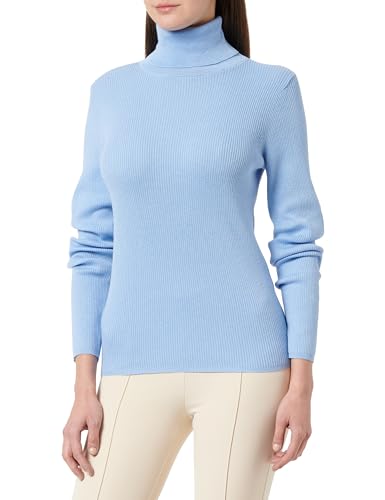 Q/S by s.Oliver Damen Rollkragen Pullover. Slim Fit Blue, S von Q/S by s.Oliver