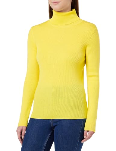 Q/S by s.Oliver Damen Rollkragen Pullover. Slim Fit Yellow, XS von Q/S by s.Oliver