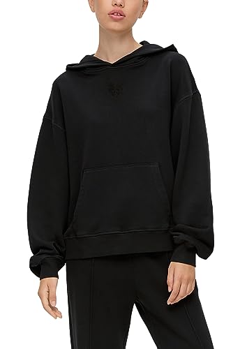 Q/S by s.Oliver Damen Sweatshirt mit Kapuze Black M von Q/S by s.Oliver