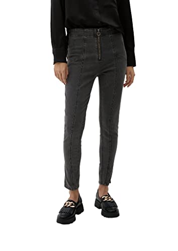 Q/S by s.Oliver Damen Trousers 7/8 Jeans Hose 7 8, Schwarz, 42 EU von Q/S by s.Oliver