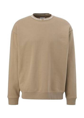 Q/S by s.Oliver Herren Sweatshirt Brown, S von Q/S by s.Oliver