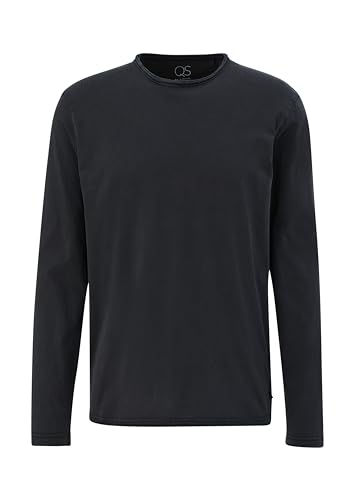 Q/S by s.Oliver Herren T-Shirt Langarm Black, S von Q/S by s.Oliver