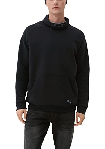 Q/S by s.Oliver Men's Sweatshirts Langarm, Black, S von Q/S by s.Oliver