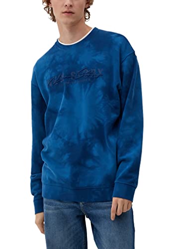 Q/S by s.Oliver Men's Sweatshirts Langarm, Blue, M von Q/S by s.Oliver