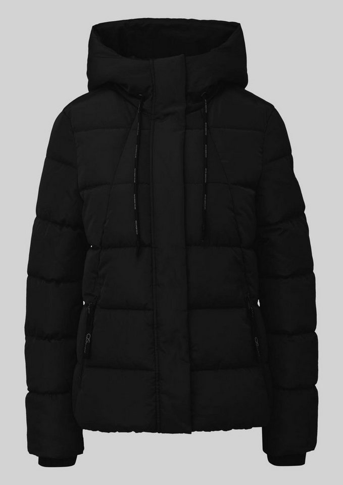 QS Steppjacke Steppjacke (1, 1-St) mit Kapuze, warme Wattierung von QS