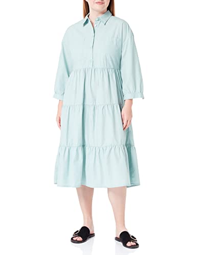 Q/S by s.Oliver Women's 2124574 Kleid kurz, Blue Green, 36 von Q/S by s.Oliver