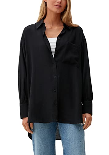 Q/S by s.Oliver Women's Bluse, Langarm, Black, 36 von Q/S by s.Oliver