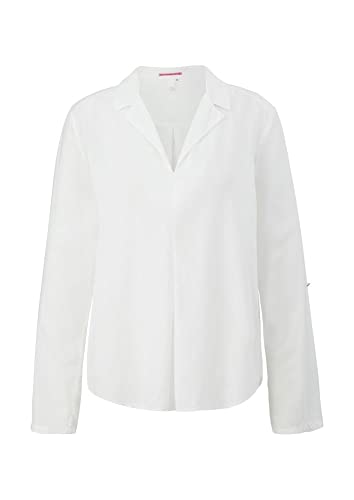 Q/S by s.Oliver Women's Bluse, Langarm, White, 32 von Q/S by s.Oliver