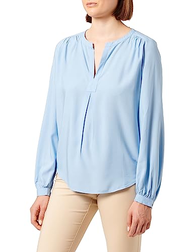 Q/S by s.Oliver Women's Bluse Langarm, Blue, 34 von Q/S by s.Oliver