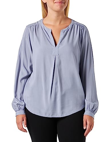 Q/S by s.Oliver Women's Bluse Langarm, Blue, 38 von Q/S by s.Oliver