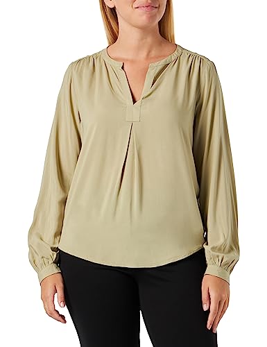 Q/S by s.Oliver Women's Bluse Langarm, Green, 32 von Q/S by s.Oliver