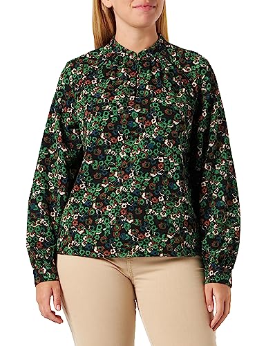 Q/S by s.Oliver Women's Bluse Langarm, Green, 34 von Q/S by s.Oliver