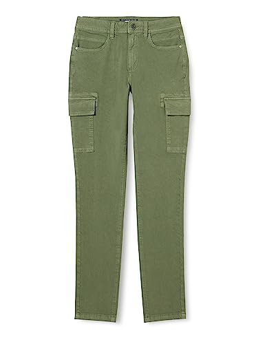 Q/S by s.Oliver Women's Cargo Hose lang, Green, 38/32 von Q/S by s.Oliver