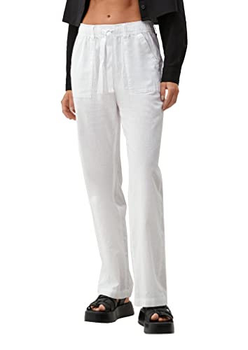 Q/S by s.Oliver Women's Hosen, lang, White, 32/34 von Q/S by s.Oliver