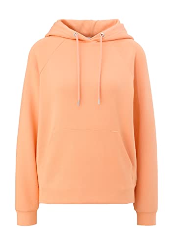 Q/S by s.Oliver Women's Kapuze Hooded Sweatshirt, ORANGE, M von Q/S by s.Oliver