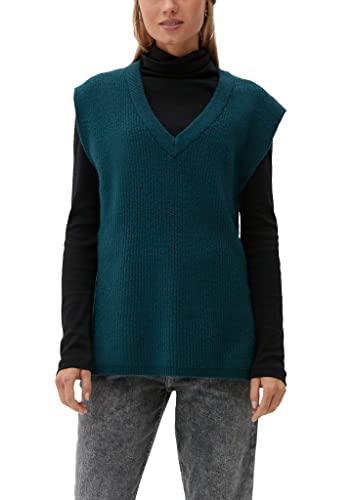 Q/S by s.Oliver Women's Pullunder, Blue Green, M von Q/S by s.Oliver