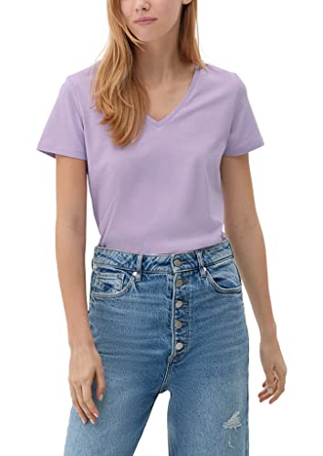 Q/S by s.Oliver Women's T-Shirt, Kurzarm, Lilac, L von Q/S by s.Oliver