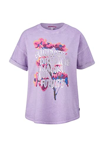 Q/S by s.Oliver Women's T-Shirt, Kurzarm, Lilac, M von Q/S by s.Oliver