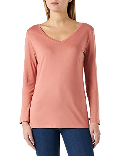 Q/S by s.Oliver Women's T-Shirts Langarm, ORANGE, S von Q/S by s.Oliver