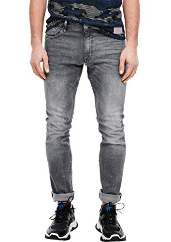 Q/S designed by - s.Oliver Herren 44.899.71.3221 Slim Jeans, Grau, 30W / 34L von s.Oliver