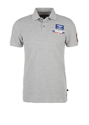 Q/S designed by - s.Oliver 520.10.004.13.130.2037710 Polohemd, Herren, Grau L von Q/S designed by - s.Oliver
