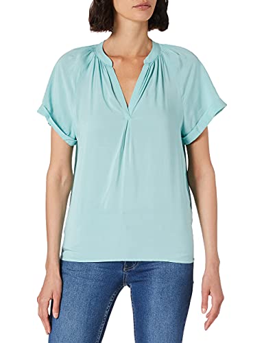 Q/S designed by - s.Oliver Damen 2063097 Bluse, Turquoise, 36 von Q/S designed by