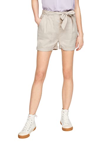 Q/S designed by - s.Oliver Damen 2063244 Klassische Shorts, beige, 38 von Q/S designed by