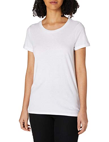 s.Oliver Damen 2064174 T-Shirt, White, XL von Q/S designed by