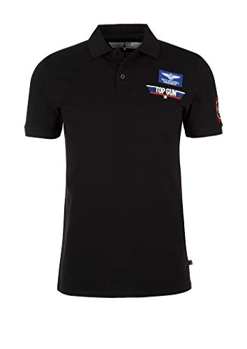 Q/S designed by - s.Oliver Herren 520.10.004.13.130.2037710 Polohemd, Black, M von QS